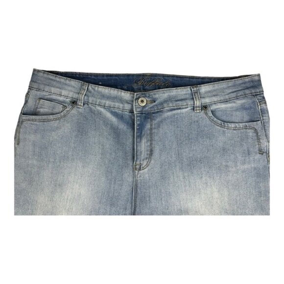 Buffalo Bermuda Jean Shorts Blue Size 16 - Picture 3 of 7